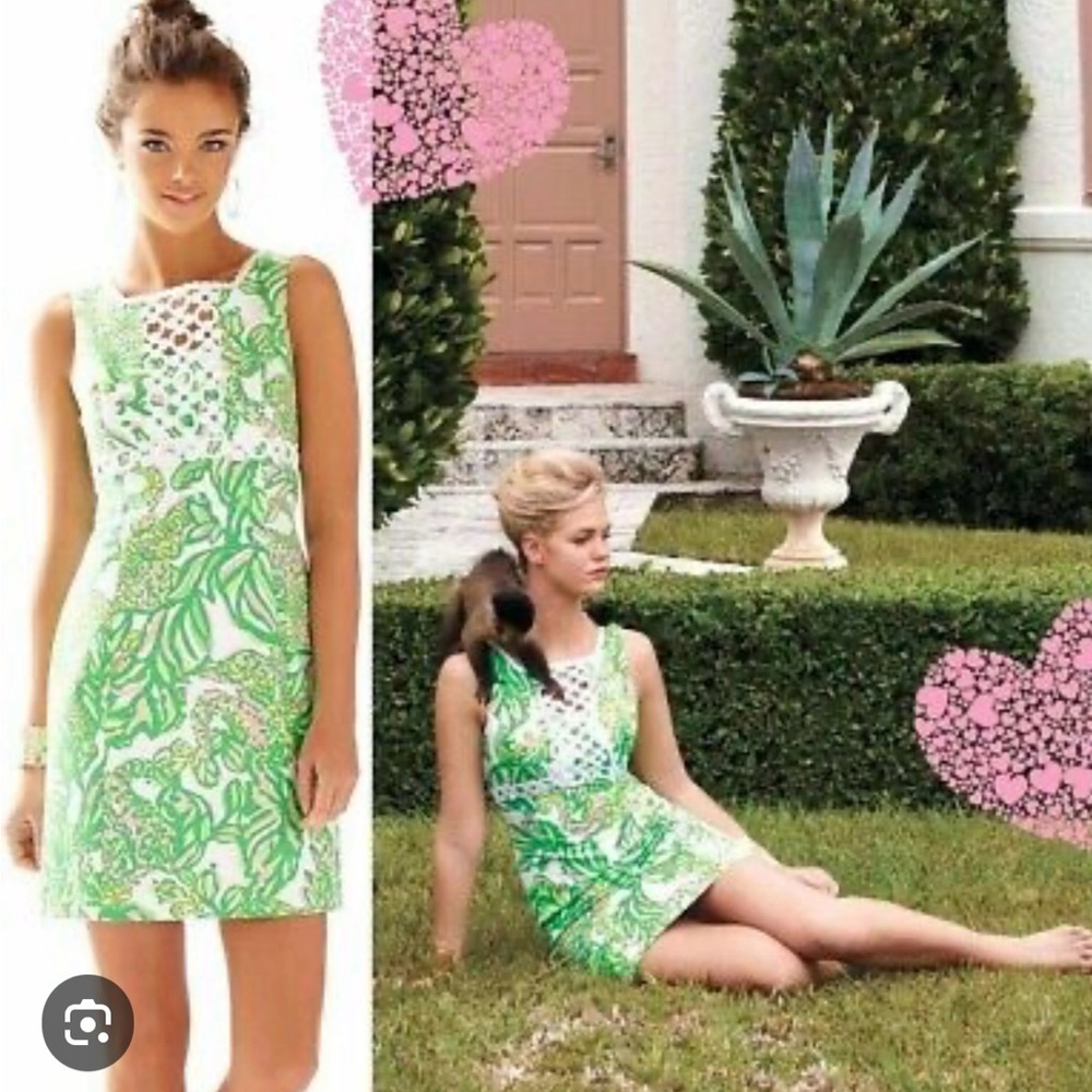 Lilly Pulitzer Rosie Shift “Seeing Pink Elephants” NWT Size 12